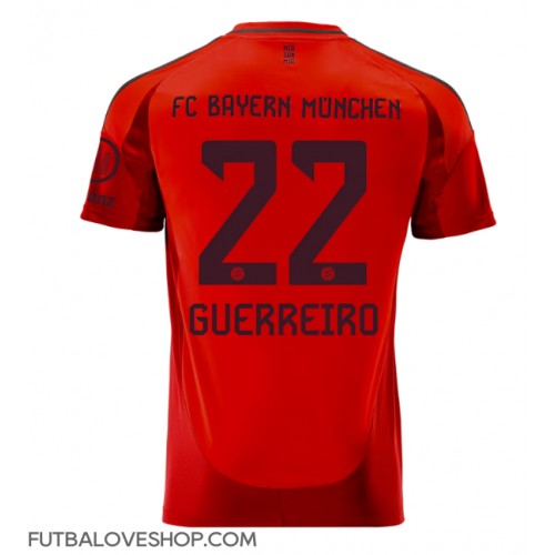 Dres Bayern Munich Raphael Guerreiro #22 Domáci 2024-25 Krátky Rukáv